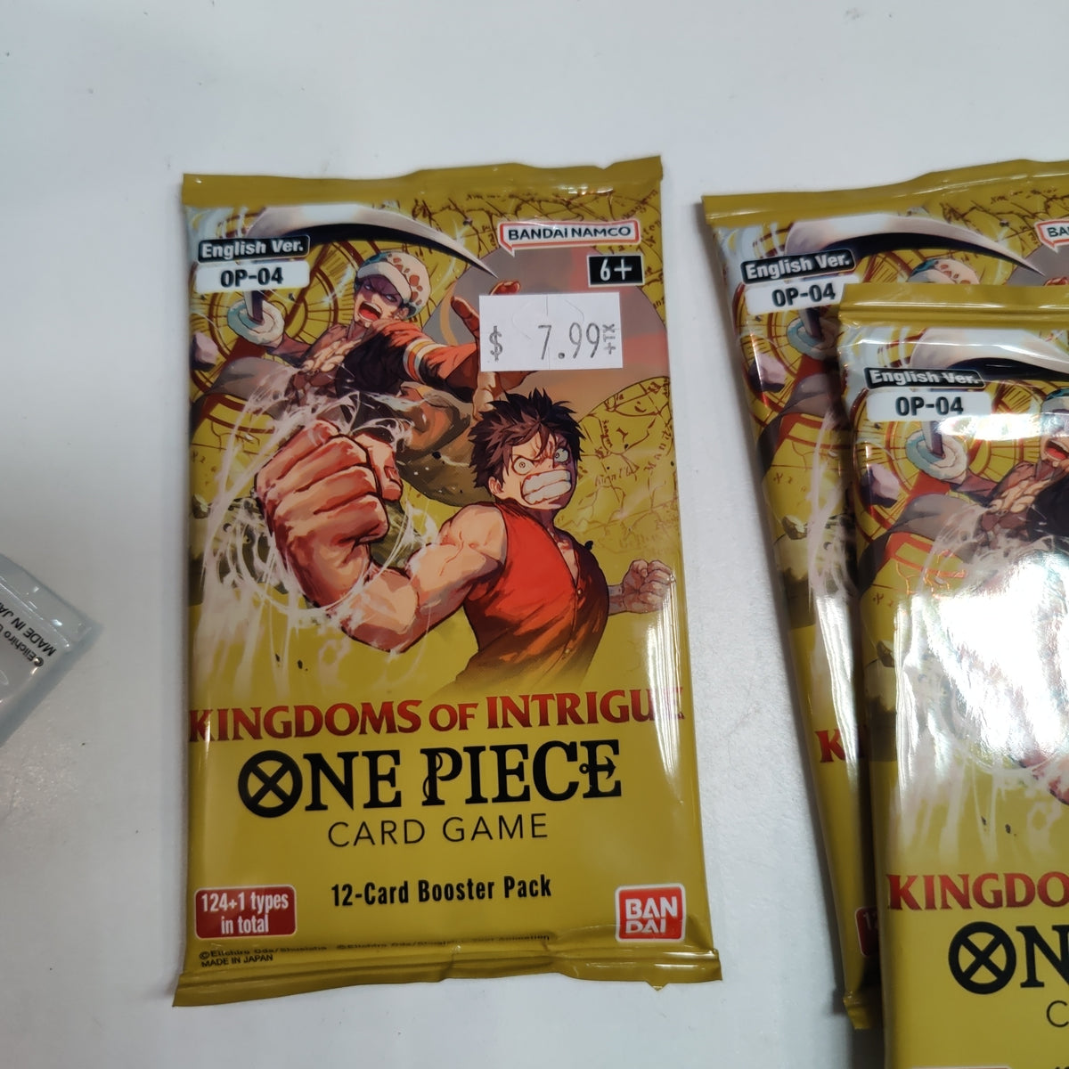 One Piece 4 Pack One Piece TCG Kingdoms Of Intrigue Booster Box (OP-04) 24 Packs Factory Sealed One Piece 4 Pack One Piece TCG Kingdoms Of Intrigue Booster Box (OP-04) 24 Packs Factory Sealed