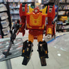 LOOSE Transformers Power of the Primes Leader Class Rodimus Prime / Hot Rod (Missing Weapon, Feet, one side armor)