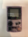Nintendo Game Boy Color in the translucent Atomic Purple shell color