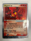 Pokemon TCG Magmar Ex 100/109 Ruby & Saphire Holo Damaged