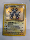 Pokemon TCG Magneton 9/102 Base Set Holo Damaged