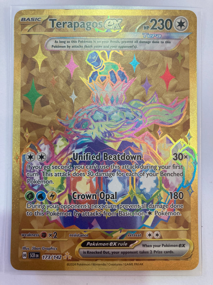 Pokémon TCG Terapagos EX 173/142 Stellar Crown Secret Rare NM – True  Believers Gaming and Collectibles