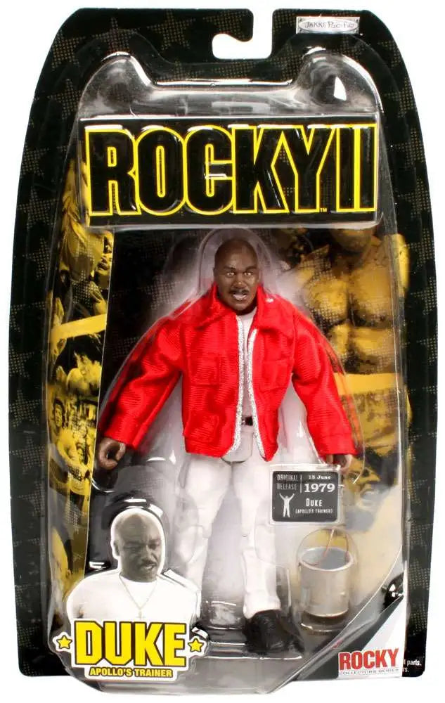 Rocky Collectors Series Rocky II Duke Apollo’s Trainer Action Figure