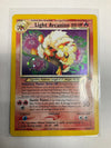 Pokemon TCG Light Arcanine 12/105 Neo Destiny Holo DMG (Creased thru middle)