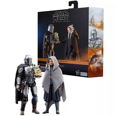 Hasbro Star Wars The Black Series The Mandalorian - The Mandalorian, Ahsoka Tano, & Grogu Figure