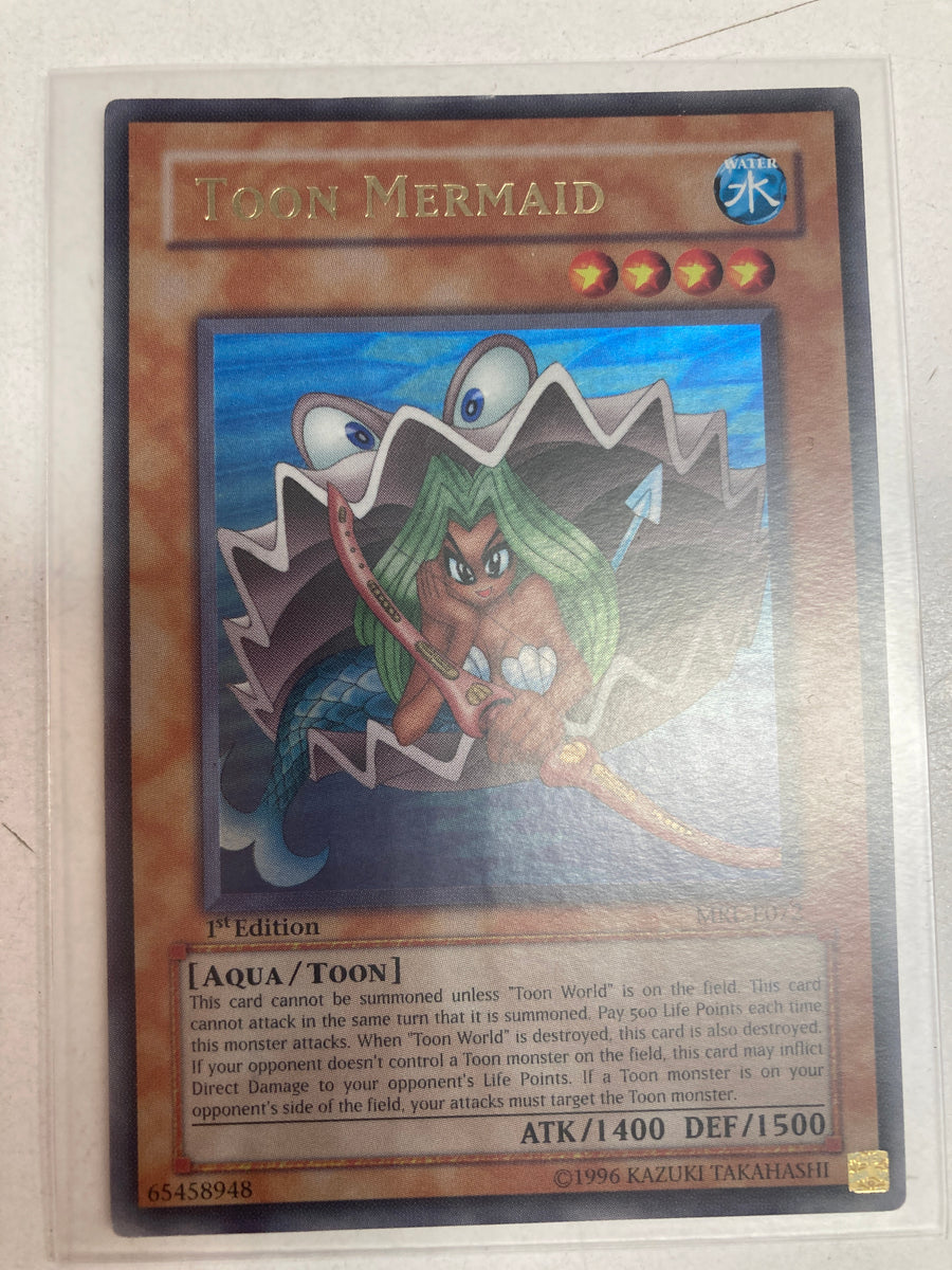Yugioh TCG Toon Mermaid MRL-E072 First Edition UR LP – True Believers  Gaming and Collectibles