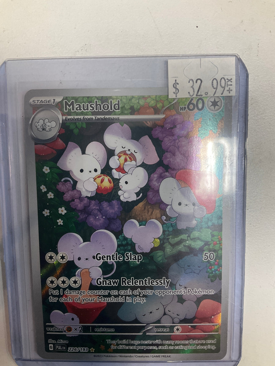 Pokemon TCG Maushold 226-193 Paldea Evolved Illustration Rare NM – True  Believers Gaming and Collectibles