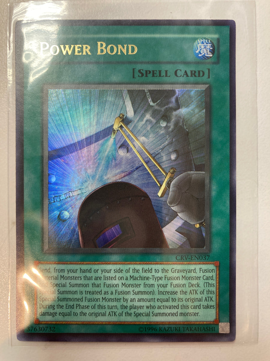Yugioh TCG Power Bond CRV-EN037 Ultra Rare NM – True Believers Gaming and  Collectibles