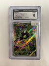 GRADED 8 CGC Japanese Pokémon TCG Shroodle 072/063 Mega Brave NM