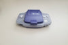 Nintendo Game Boy Advance console in a clear glacier color shell