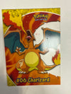 Pokemon TCG Charizard #06 Topps Movie Evolution 1999 LP