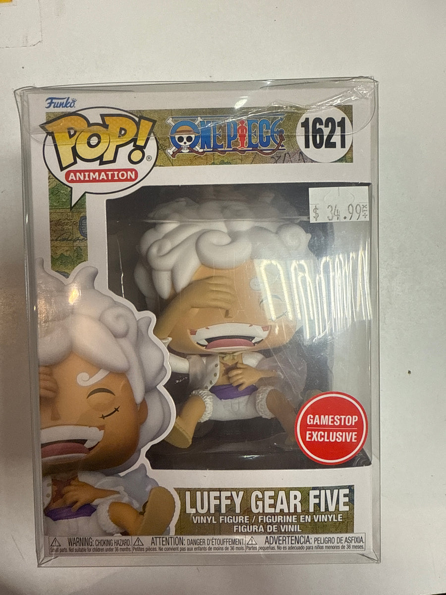 luffy gear funko pop Funko Pop One Piece Luffy Gear Five GameStop Exclusive #1621 – True Believers Gaming and Collectibles