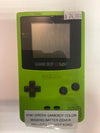 CONSOLE: Nintendo Game Boy Color Kiwi Green (Missing Battery Cover, Includes Donkey Kong)