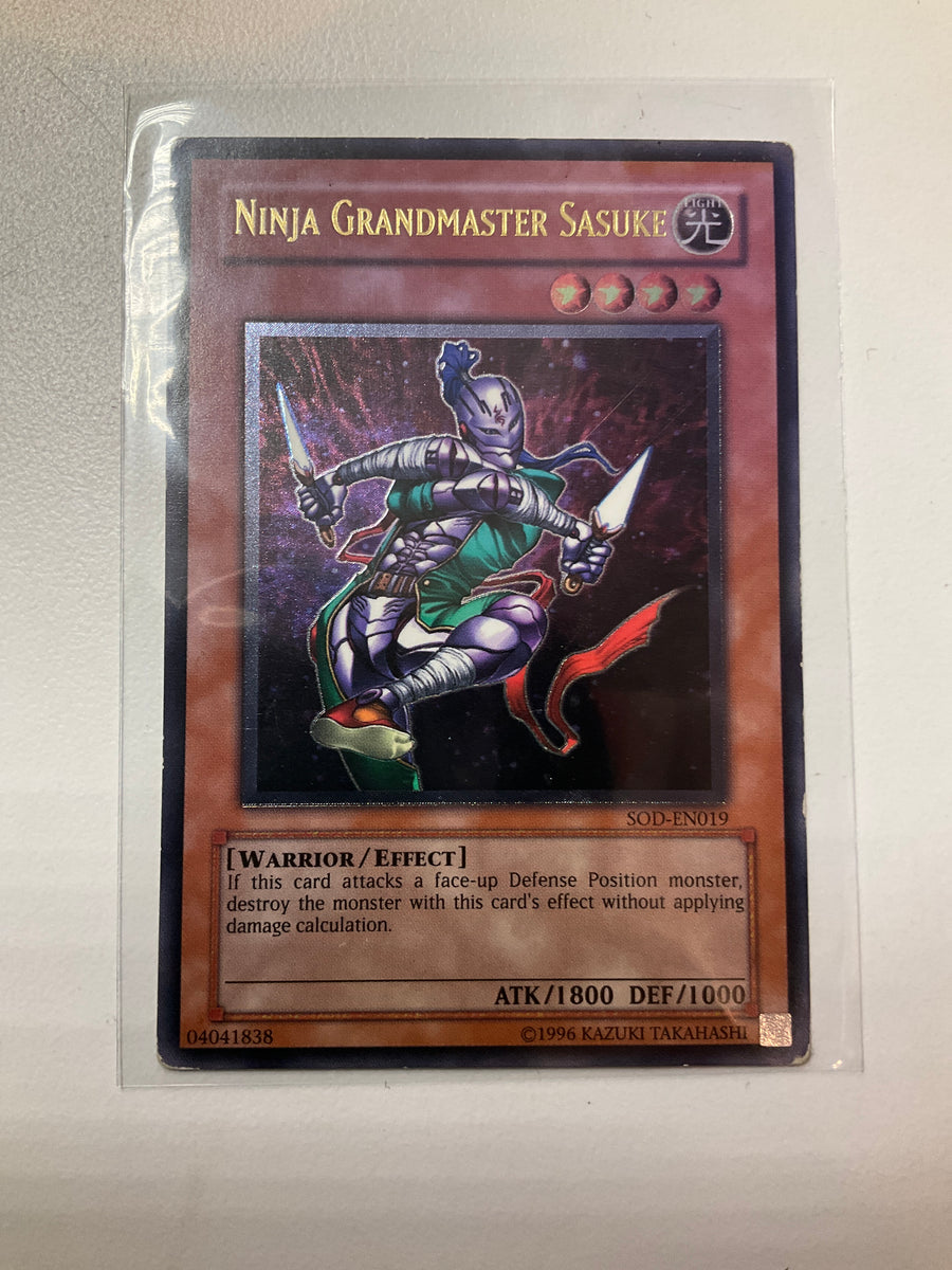 Yugioh TCG Ninja Grandmaster Sasuke SOD-EN019 Ultimate Rare LP True Believers Gaming and Collectibles Yugioh TCG Ninja Grandmaster Sasuke SOD-EN019 Ultimate Rare LP True Believers Gaming and Collectibles