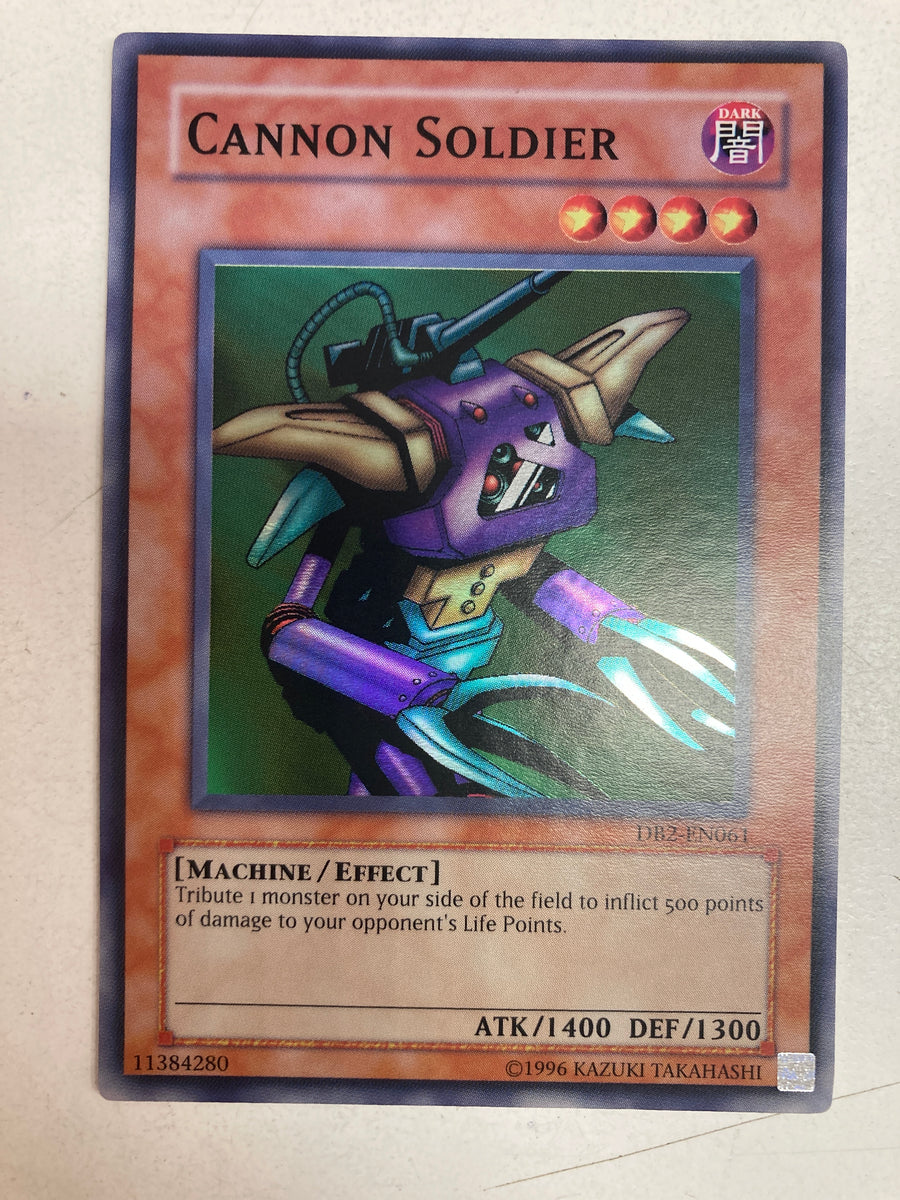 yugioh soldier cards Yugioh TCG Cannon Soldier DB2-EN061 – True Believers Gaming and Collectibles