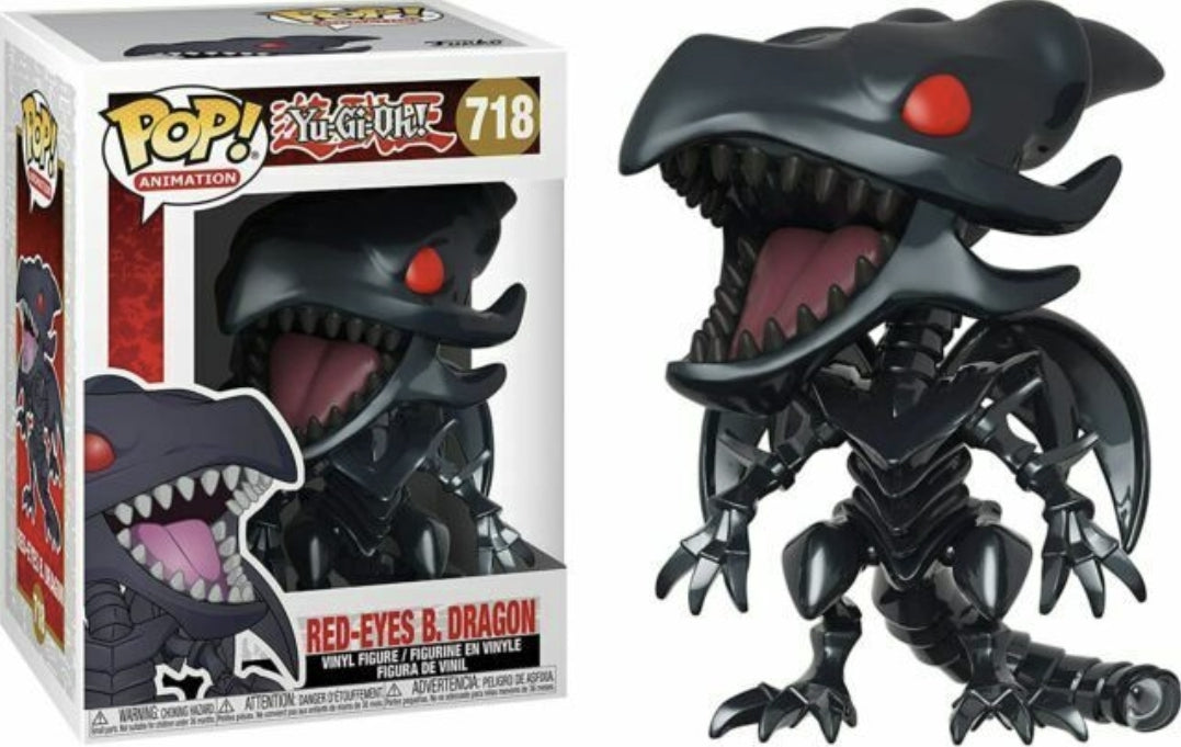 Funko Pop! Animation Yu-Gi-Oh Red-Eyes B. Dragon #718