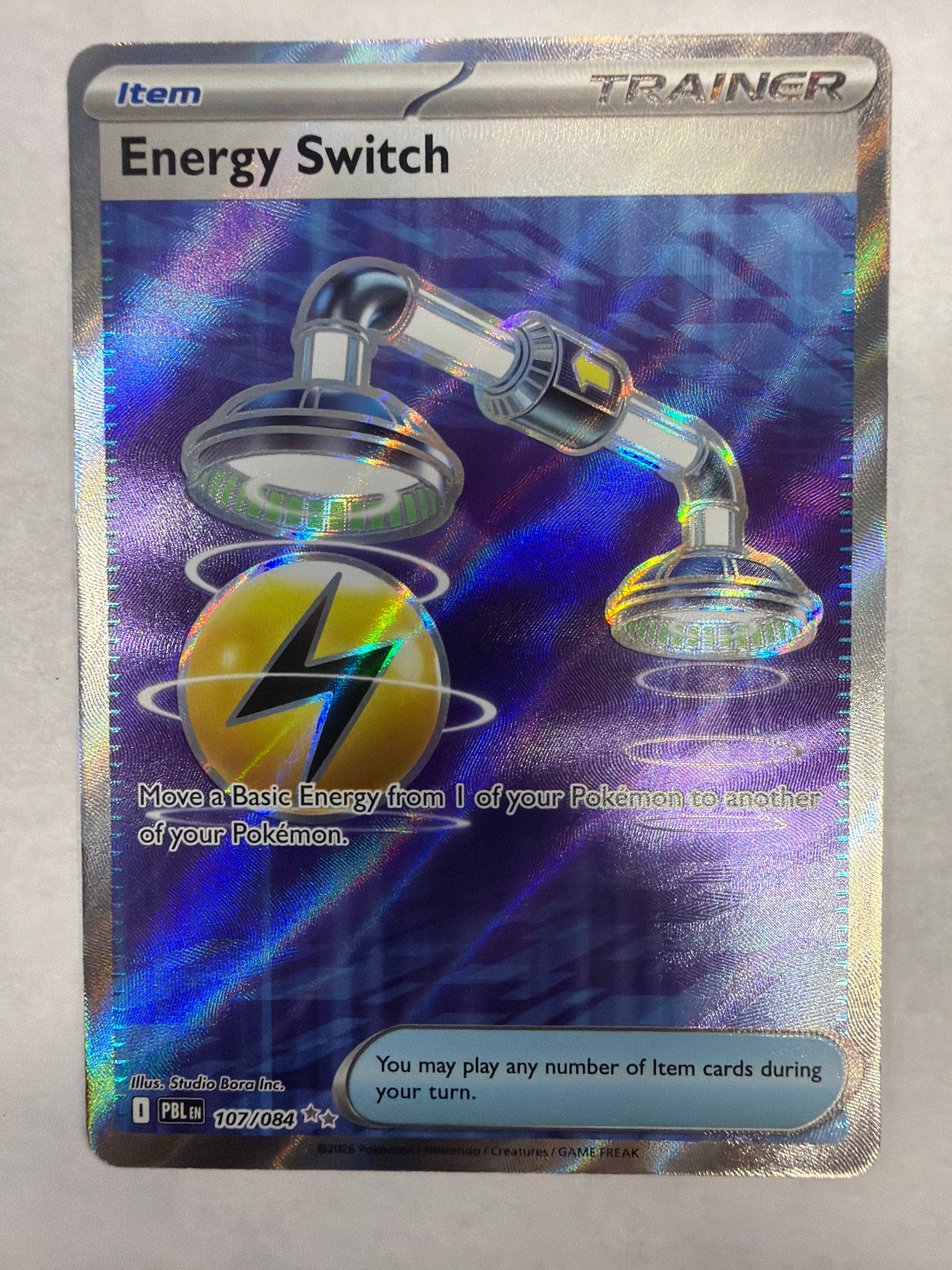 Pokémon TCG - Pitch Black Energy Switch 107/084 NM