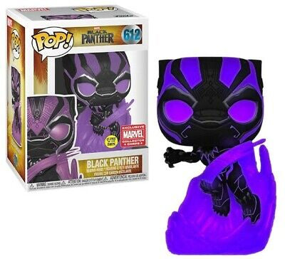 Funko Pop! Marvel Black Panther #612 GITD Collector Corps Exclusive
