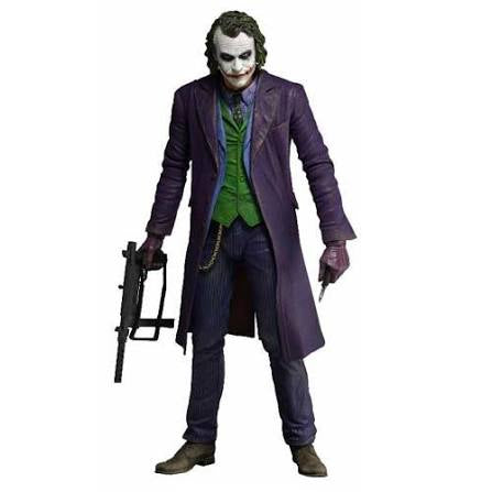 Neca DC Batman The Dark Knight The Joker 1/4 Scale Action Figure