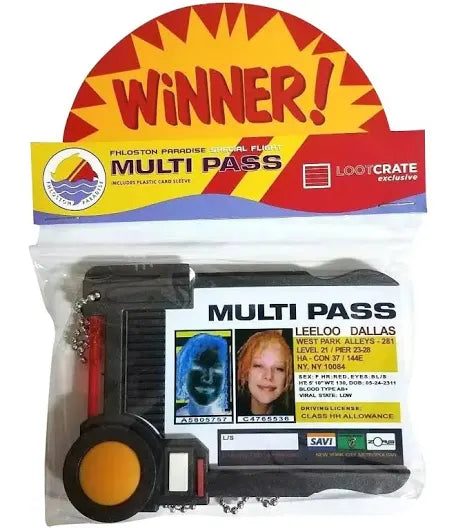 Loot Crate Exclusive The Fifth Element Multi Pass Replica
