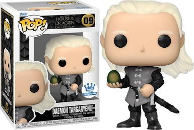 Funko Pop! Television Game of Thrones House of the Dragon Day of the Dragon Daemon Targaryen with Dragon Egg Funko Exclusive #09