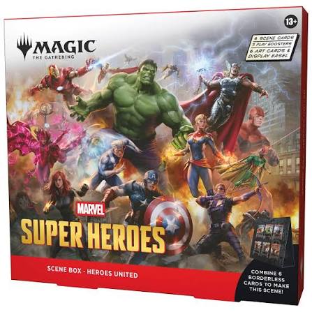 Magic The Gathering TCG - Marvel Super Heroes Heroes United Scene Box