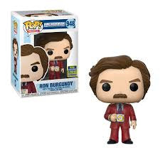 Funko Pop Movies Anchorman Ron Burgundy with Mug 2020 Summer Convention Exclusive 948
