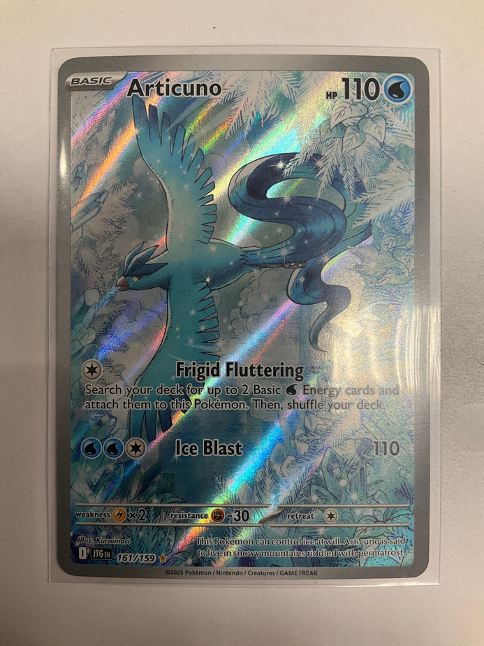 Pokemon TCG Articuno 161/159 Journey Together Illustration Rare NM – True  Believers Gaming and Collectibles