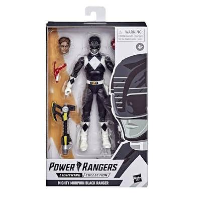 Hasbro Power Rangers Lightning Collection Mighty Morphin Black Ranger Action Figure