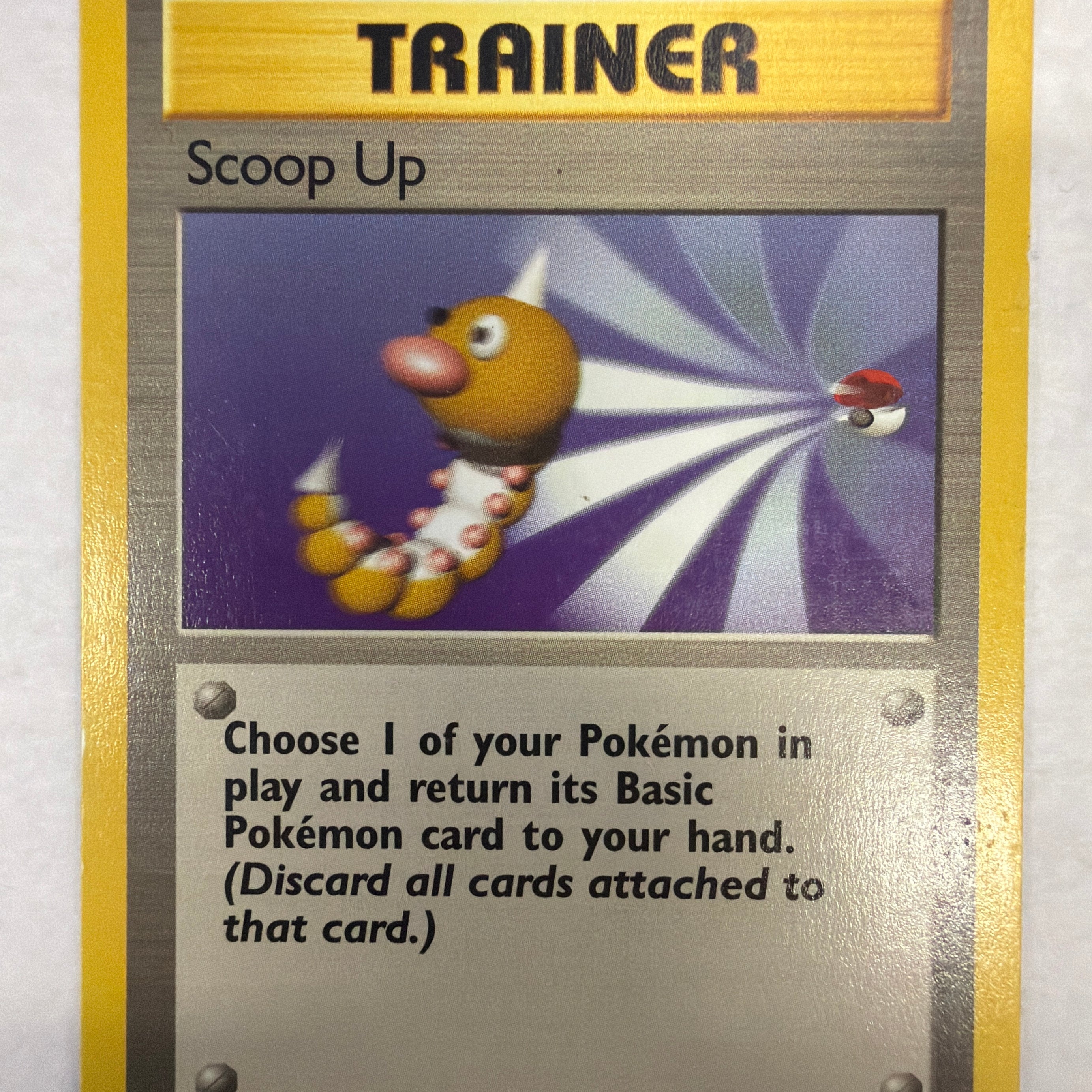 Pokémon TCG - Base Set Unlimited Scoop Up 78/102 Non-Holo MP
