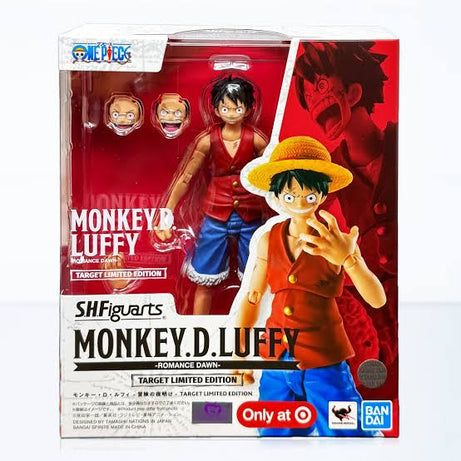 Banpresto S.H.Figuarts One Piece Monkey D Luffy Romance Dawn Target Limited Edition Action Figure