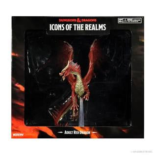 WizKids Wizards Of The Coast Dungeons & Dragons Icons Of The Realms Adult Red Dragon Statue