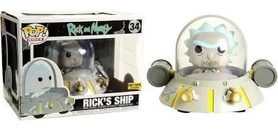 Funko Pop! Rides Rick and Morty Rick’s Ship Hot Topic Exclusive #34