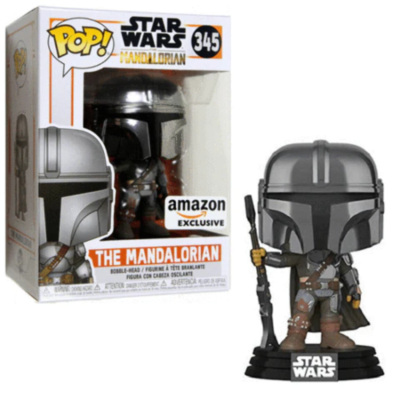 Funko Pop! Star Wars The Mandalorian - The Mandalorian #345 Amazon Exclusive