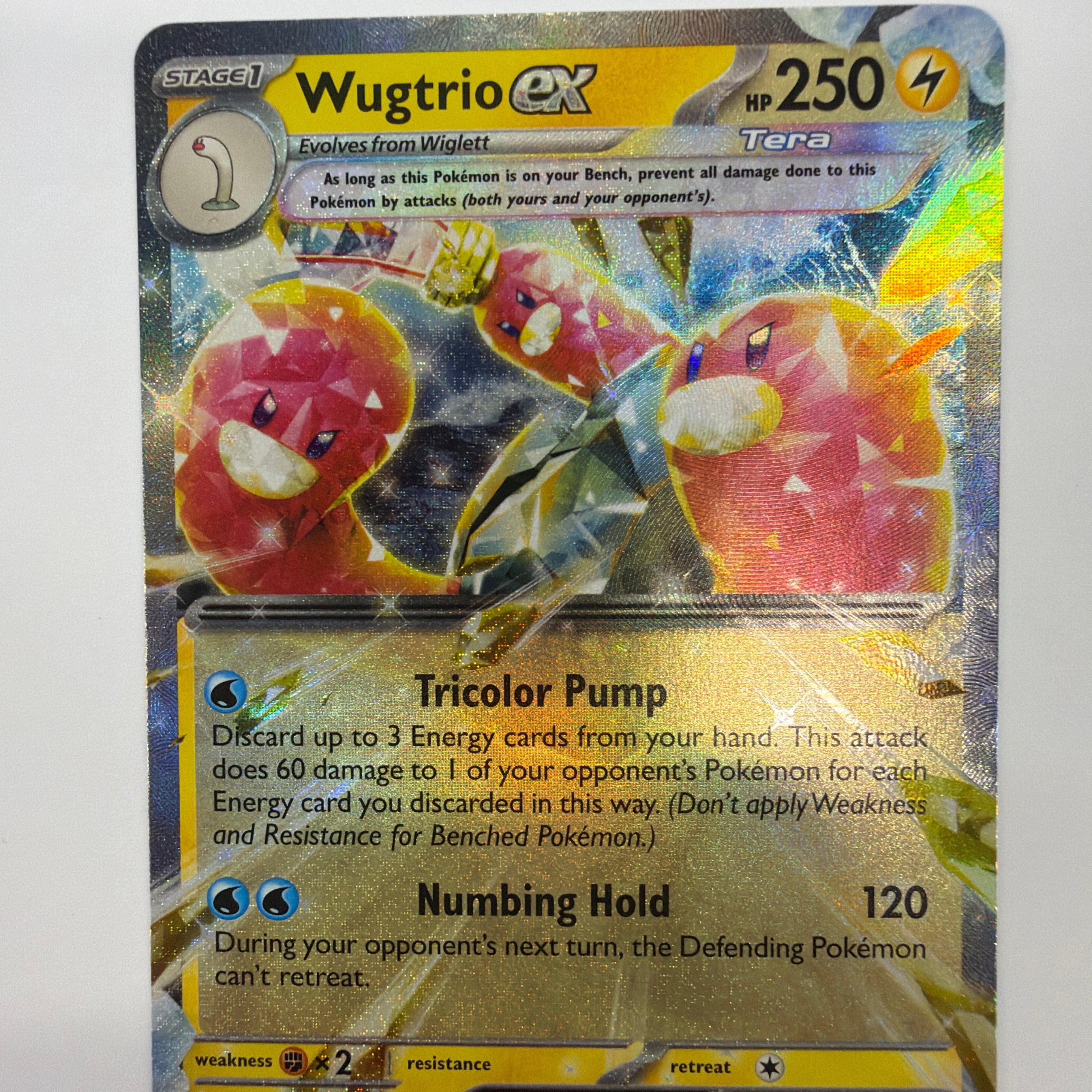 Pokémon TCG - Temporal Forces Wugtrio ex 060/162 NM