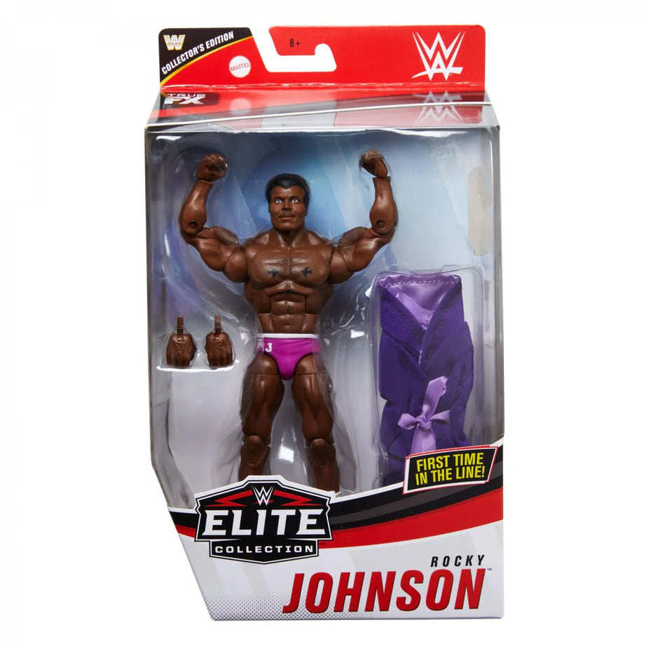 WWE Mattel Elite Collection Series 80 Collectors Edition Rocky Johnson Action Figure