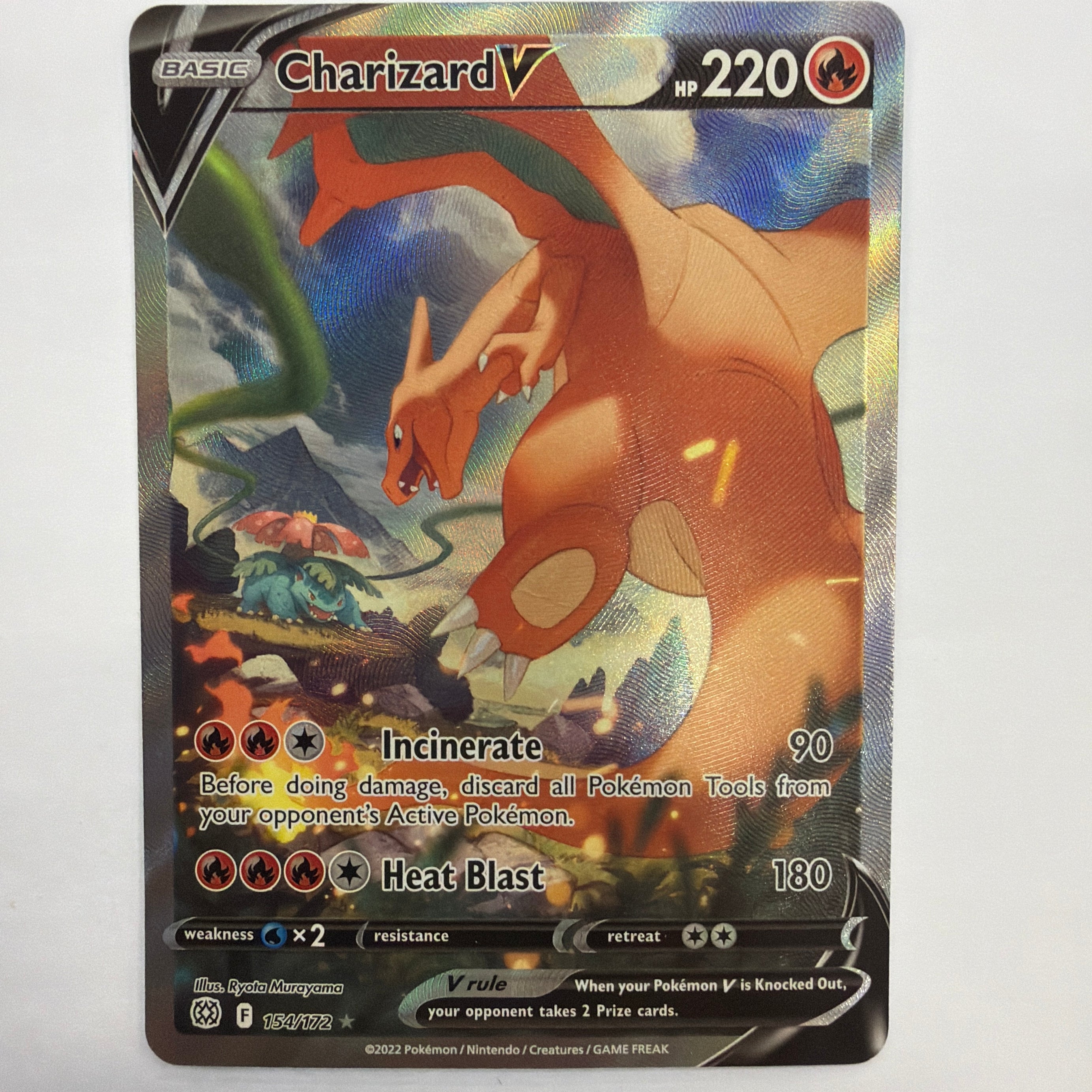 Pokémon TCG - Brilliant Stars Charizard V 154/172 LP
