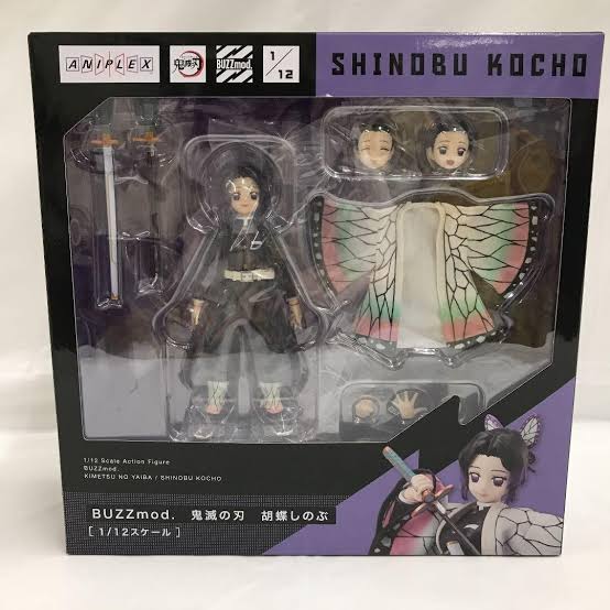 Buzzmod Aniplex Demon Slayer Shinobu Kocho 1/12 Scale Action Figure