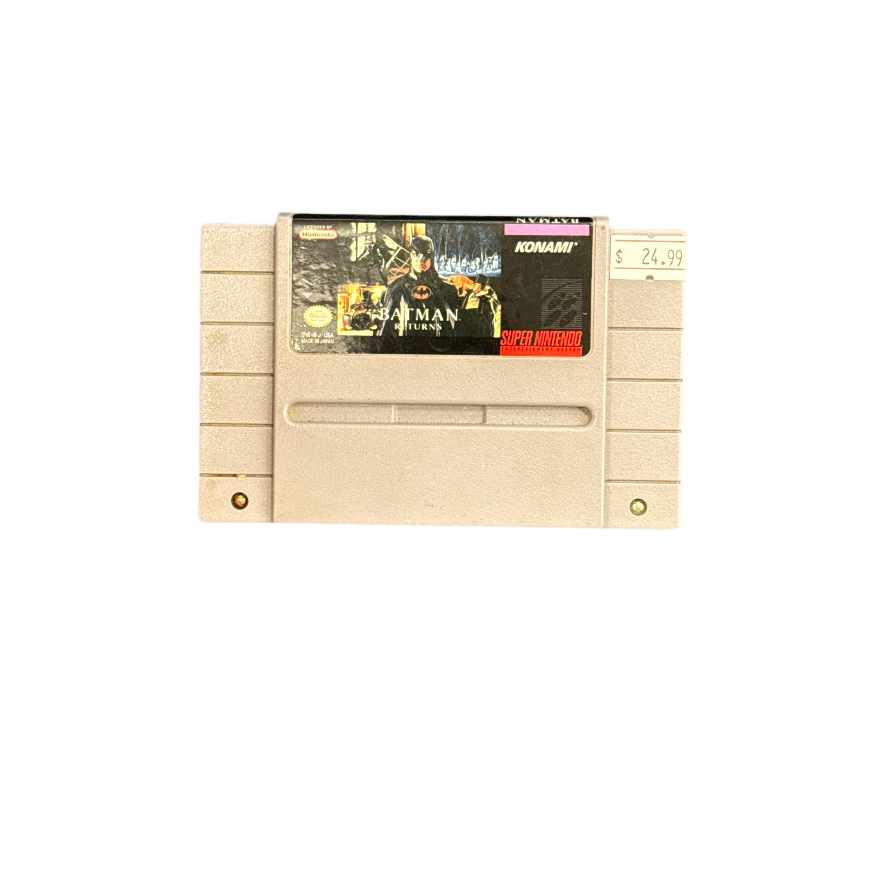 Super Nintendo Batman Returns Video Game
