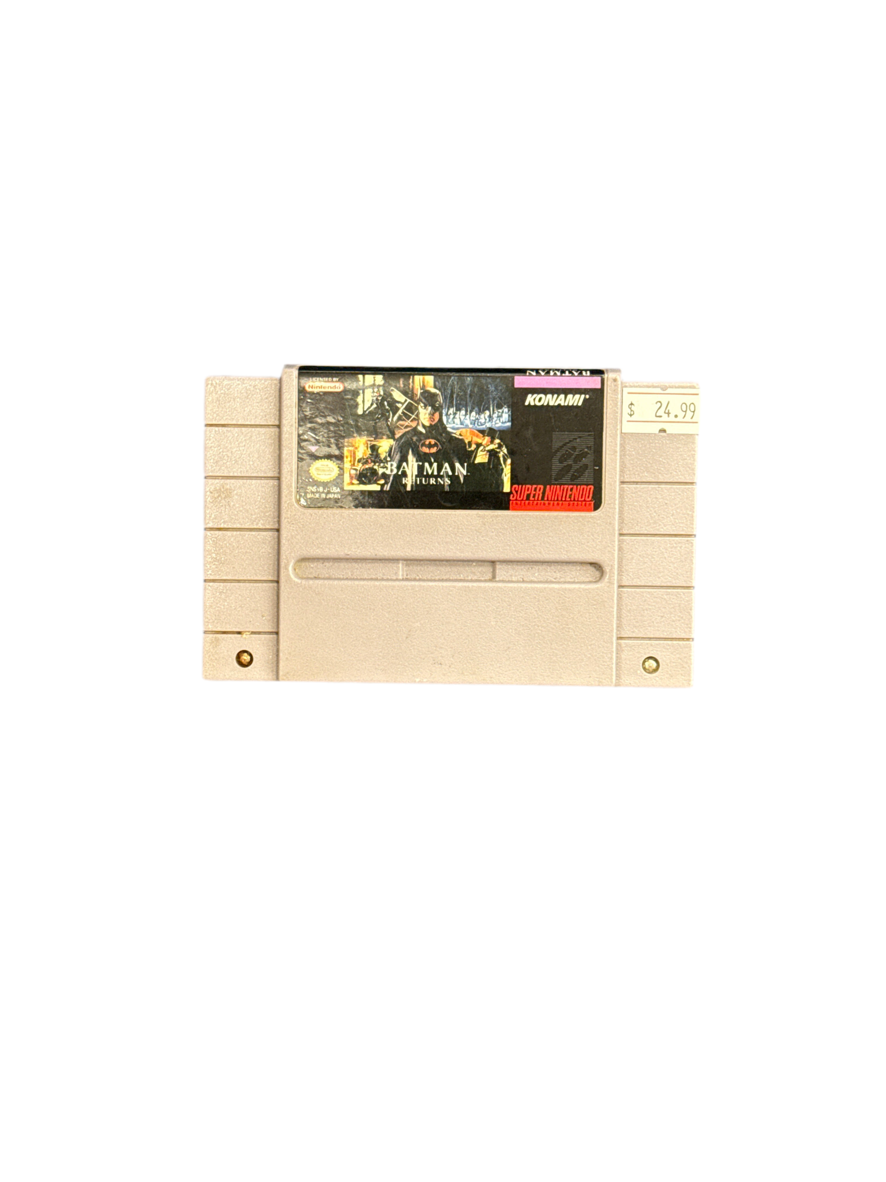 Super Nintendo Batman Returns Video Game