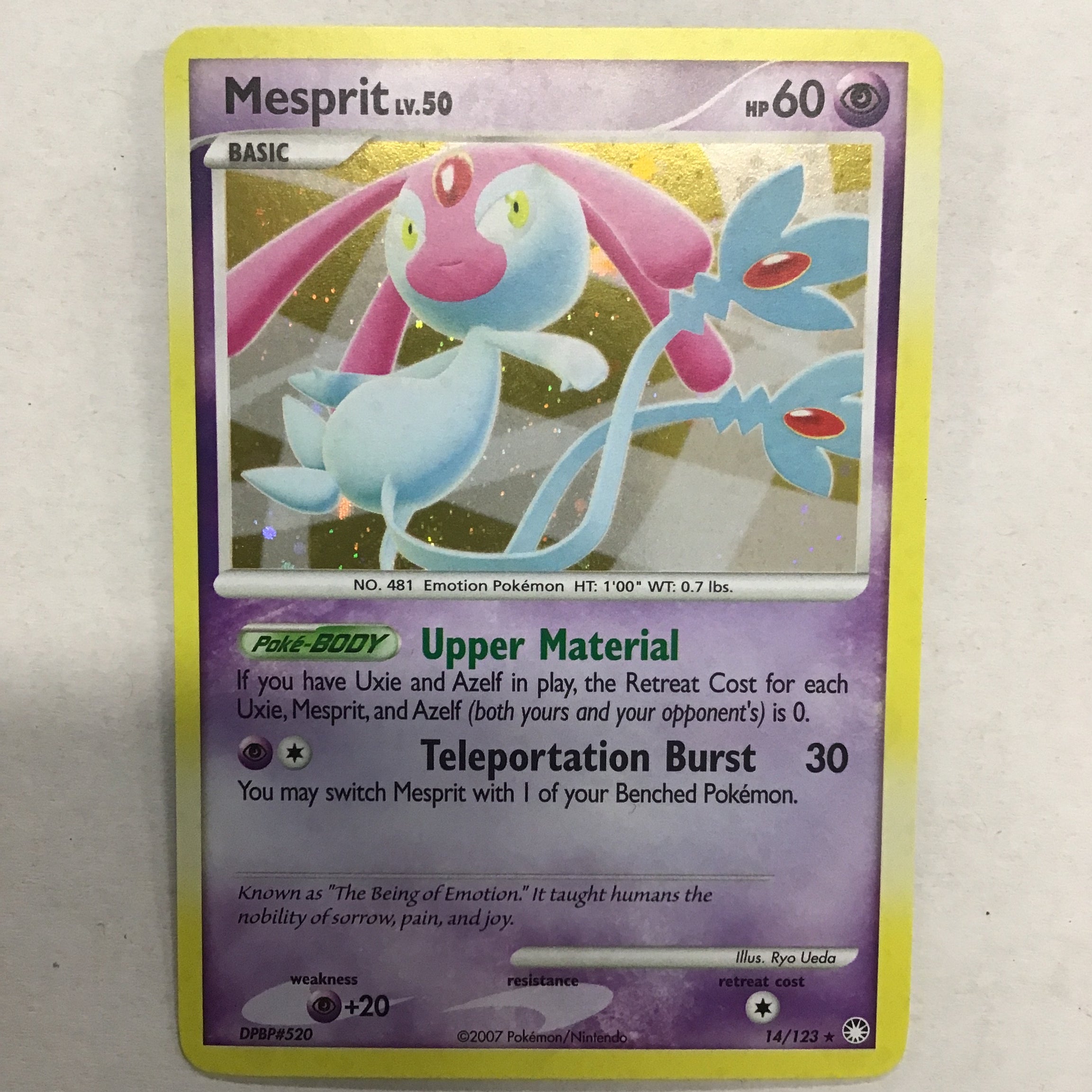 Pokémon TCG - Mysterious Treasure Mesprit 14/123 NM