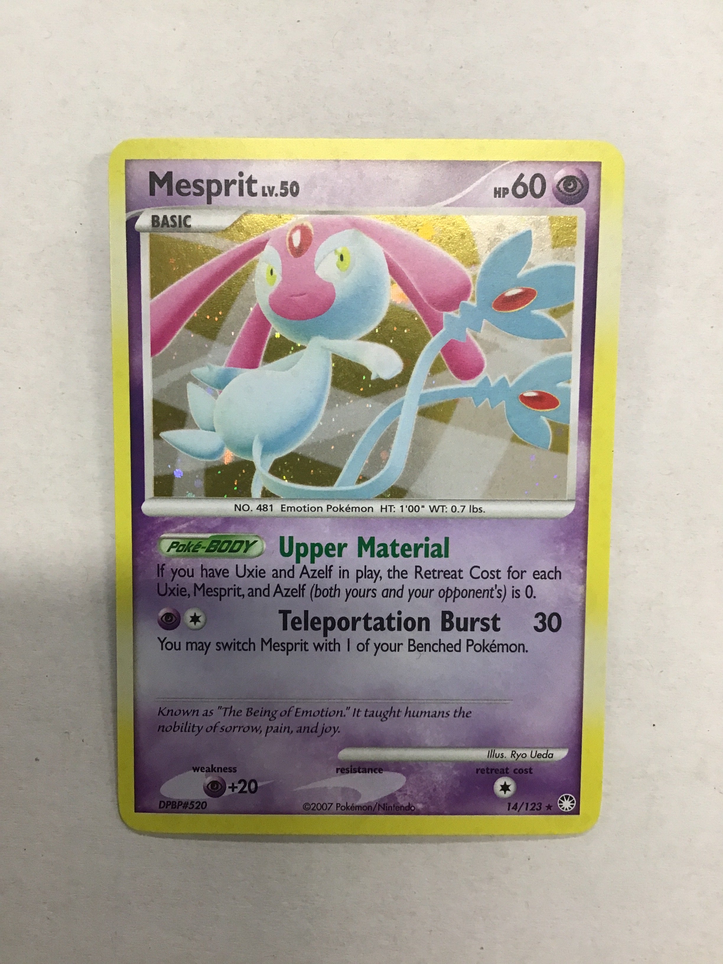 Pokémon TCG - Mysterious Treasure Mesprit 14/123 NM