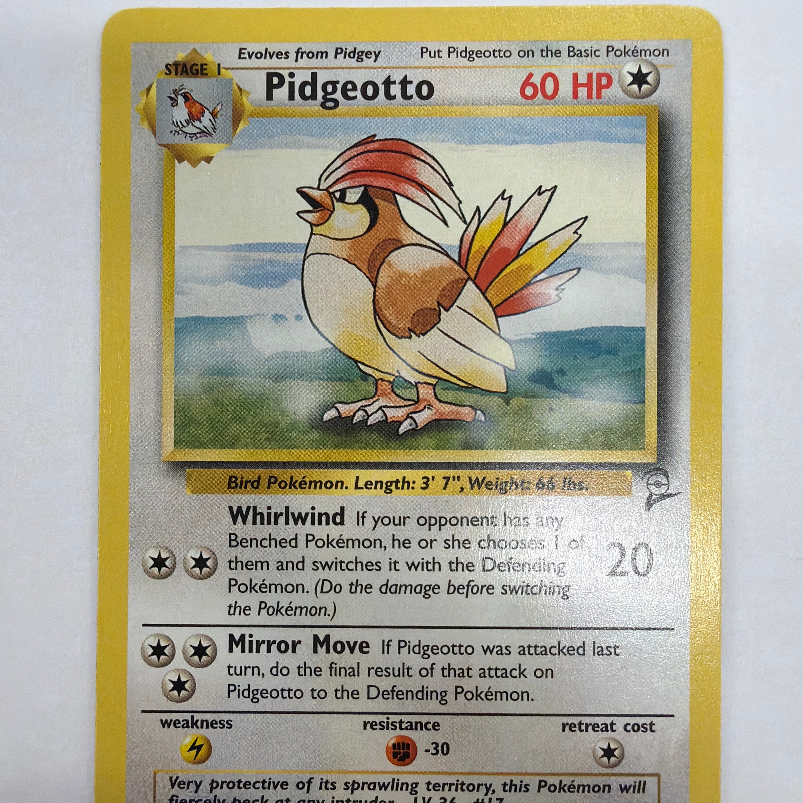 Pokémon TCG - Base Set 2 Pidgeotto 28/130 Non-Holo NM
