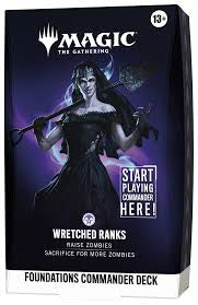 Magic The Gathering TCG - Wretched Ranks Foundations Commander Deck