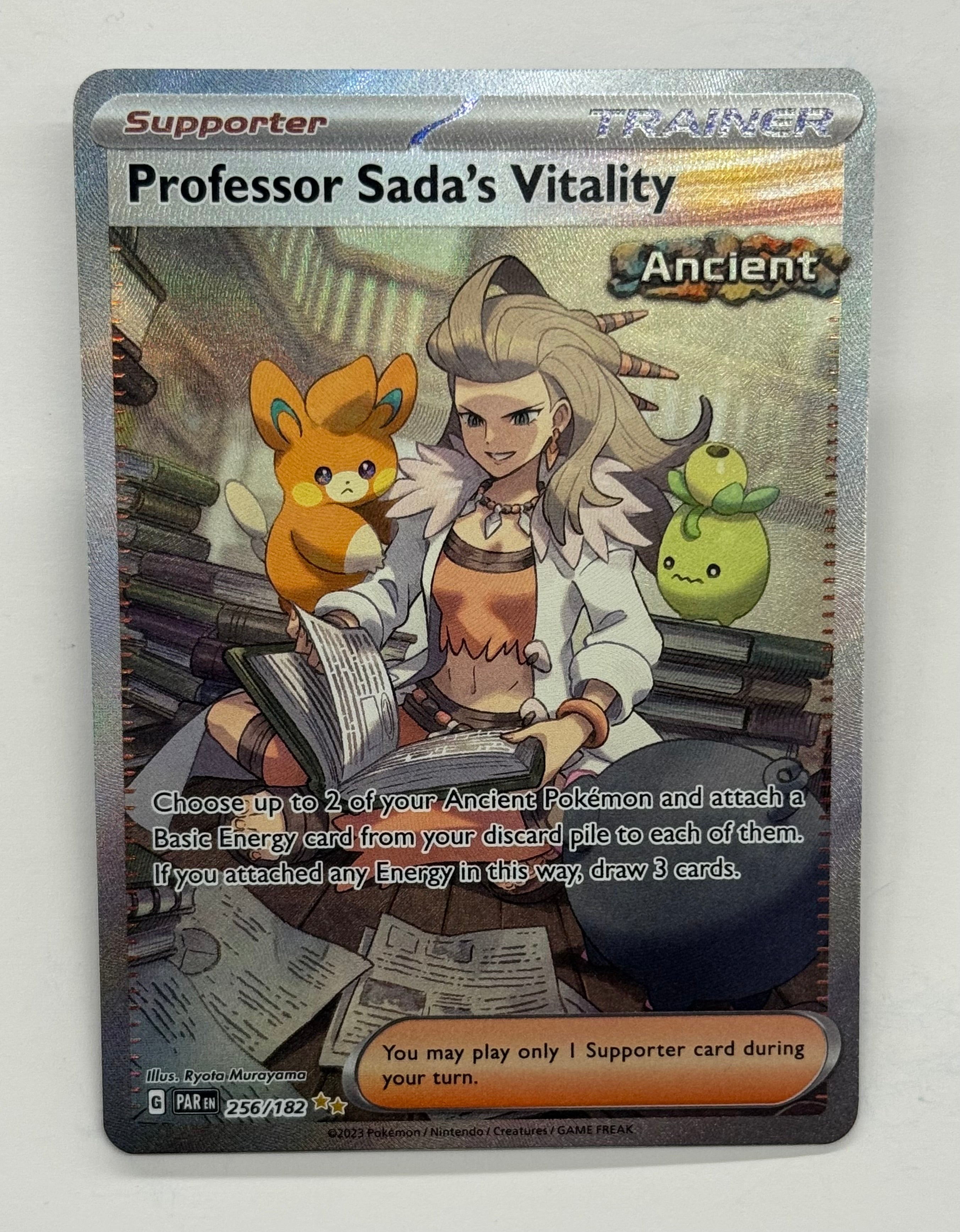 Pokémon TCG - Paradox Rift Professor Sada’s Vitality 256/182 NM