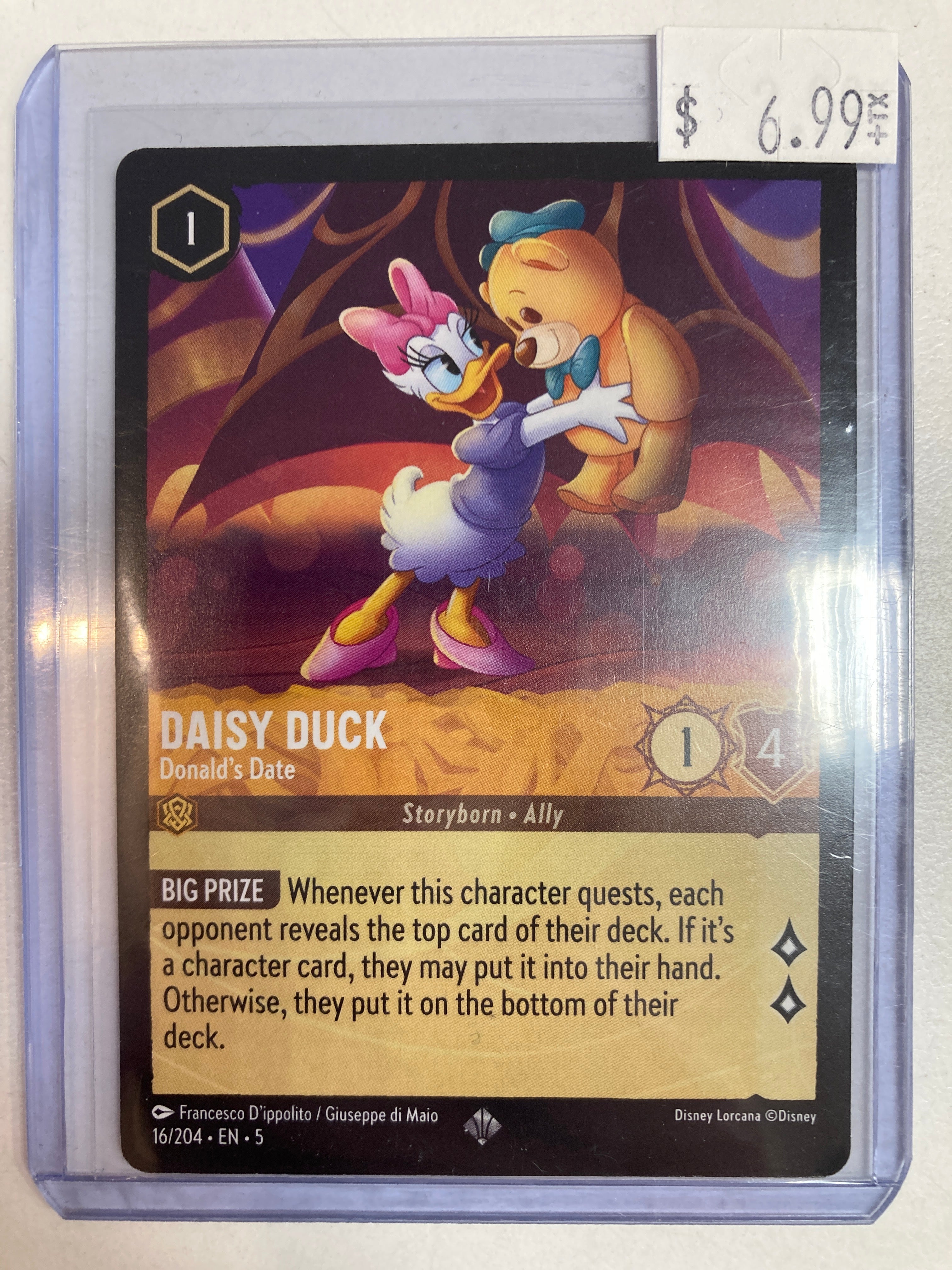 Lorcana TCG Daisy Duck 16/204 Set5 NM True Believers Gaming and Collectibles Lorcana TCG Daisy Duck 16/204 Set5 NM True Believers Gaming and Collectibles