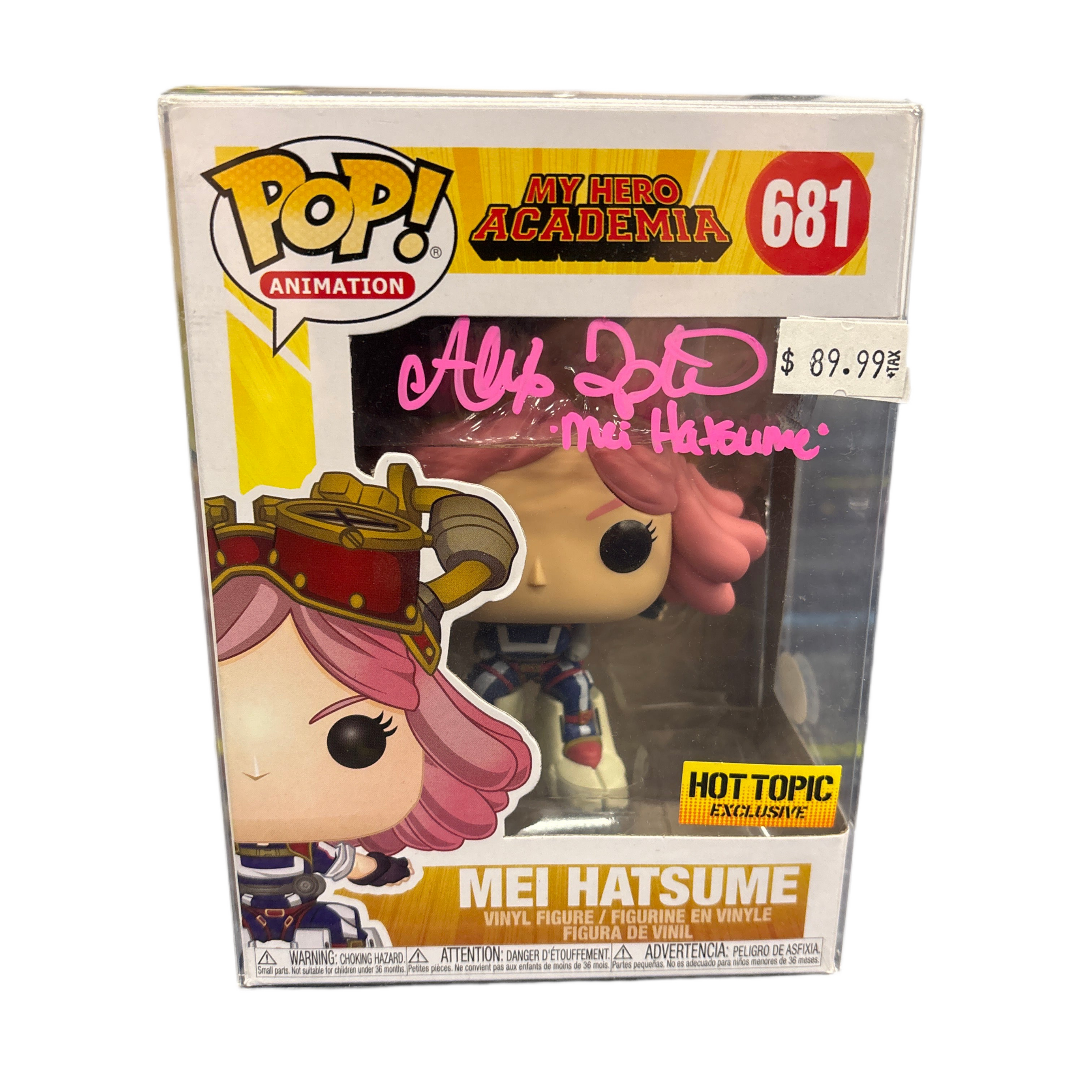 SIGNED Funko Pop! Animation Mei Hatsume Hot Topic Exclusive #681