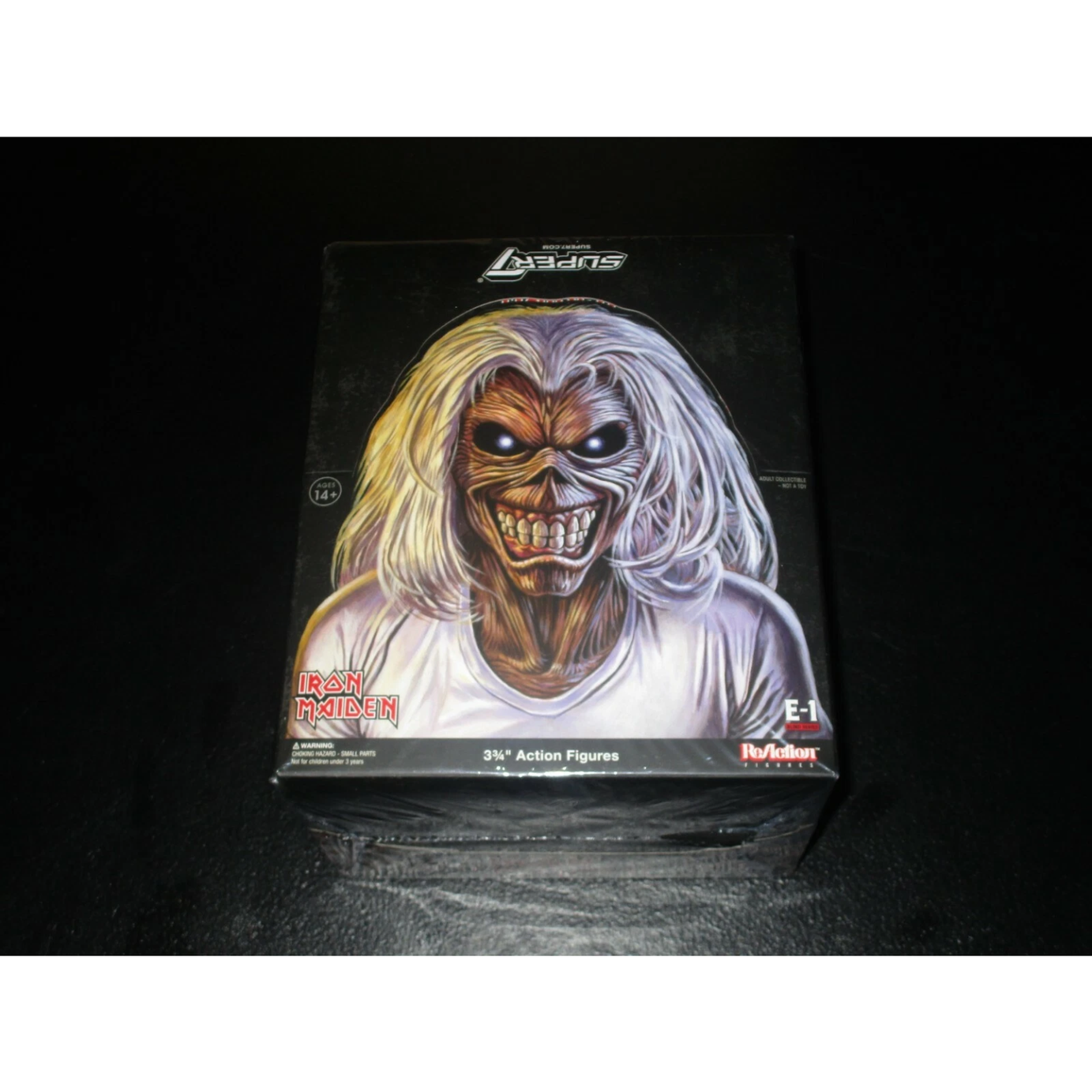 Super7 Iron Maiden Reaction 3.3 Inch Figure  Blind Box Case Of 12 Sealed