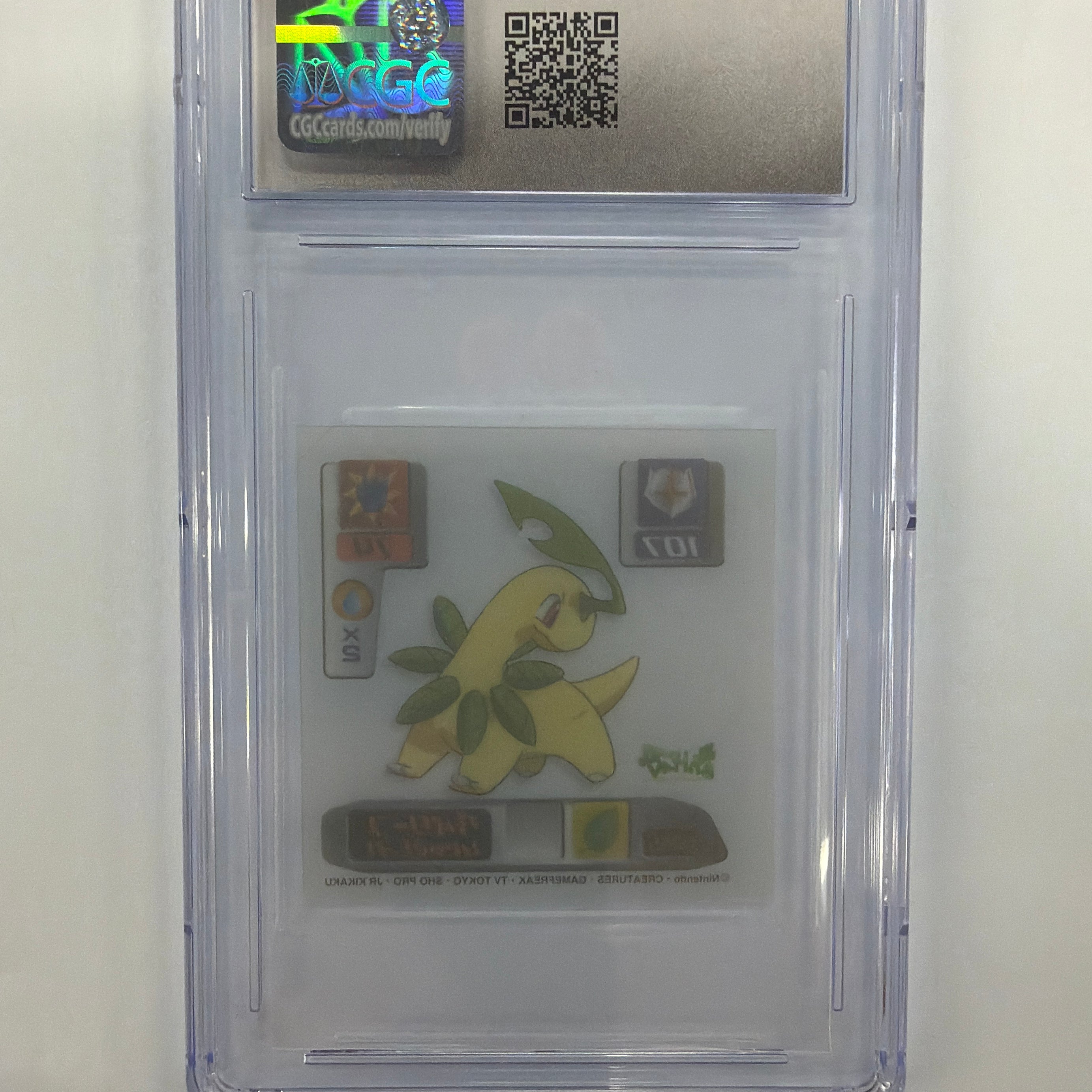 Pokémon TCG - CGC Mint 9 Pokemon Amada Super DX Bayleaf D255 Clear