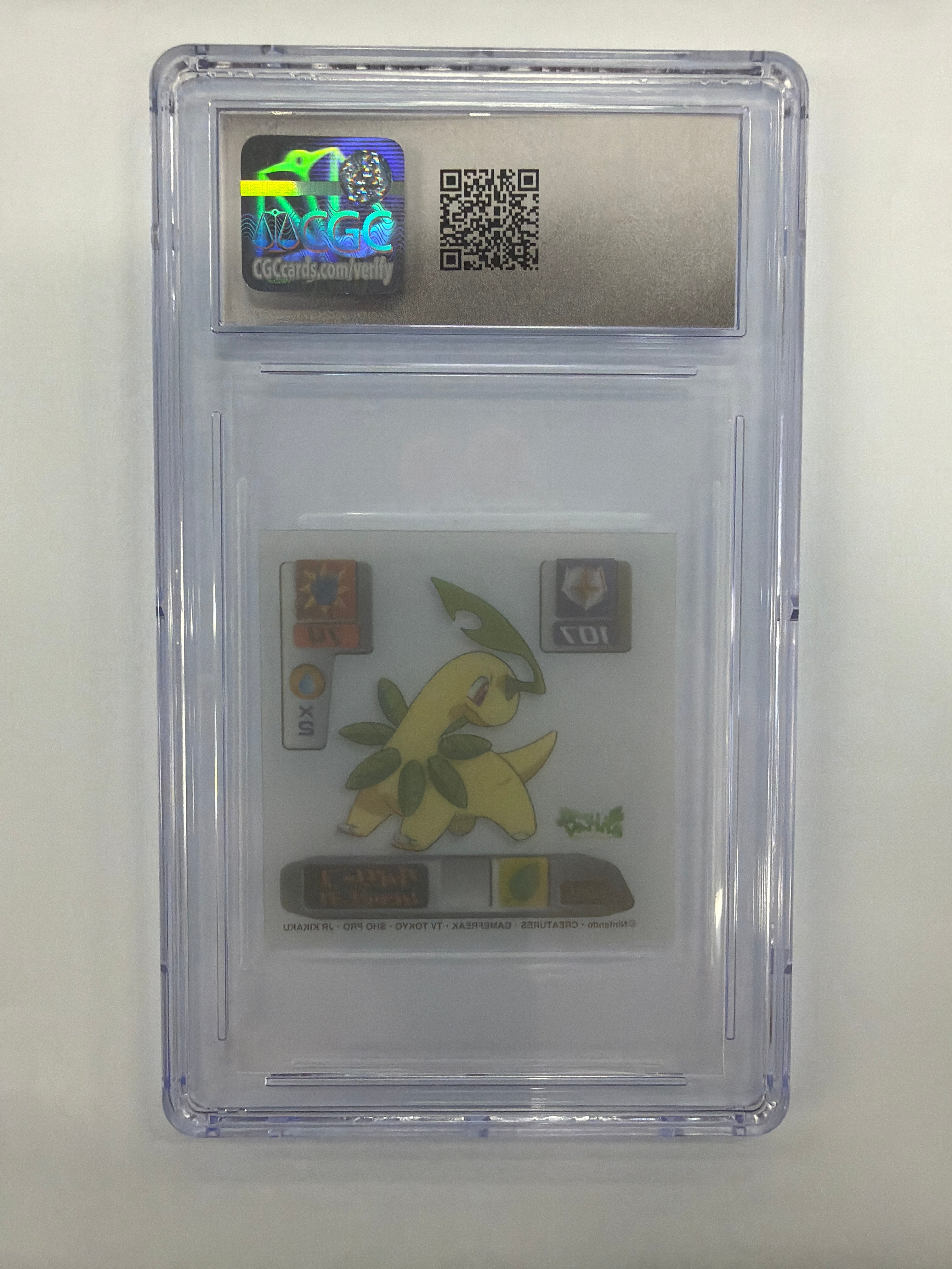 Pokémon TCG - CGC Mint 9 Pokemon Amada Super DX Bayleaf D255 Clear